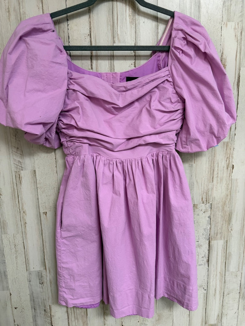 LAVENDAR DO BE PUFF SLEEVE DRESS, LADIES M