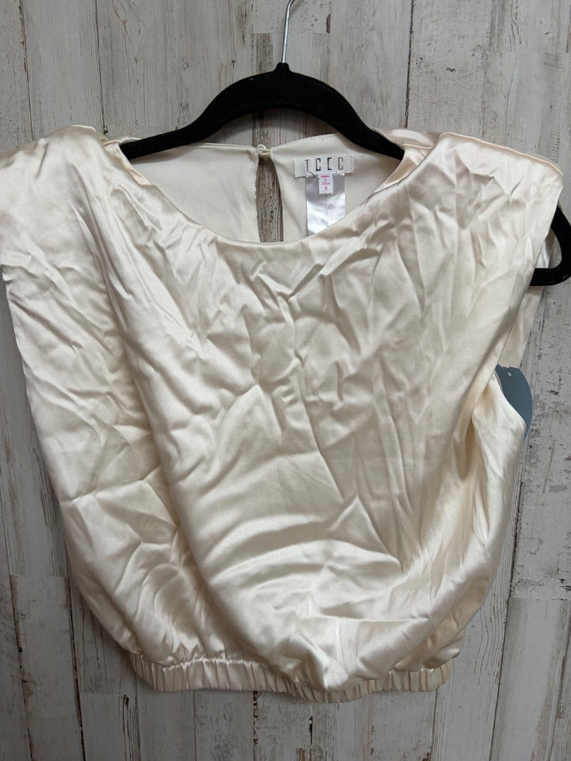 CREAM TCEC SILK TOP, LADIES S