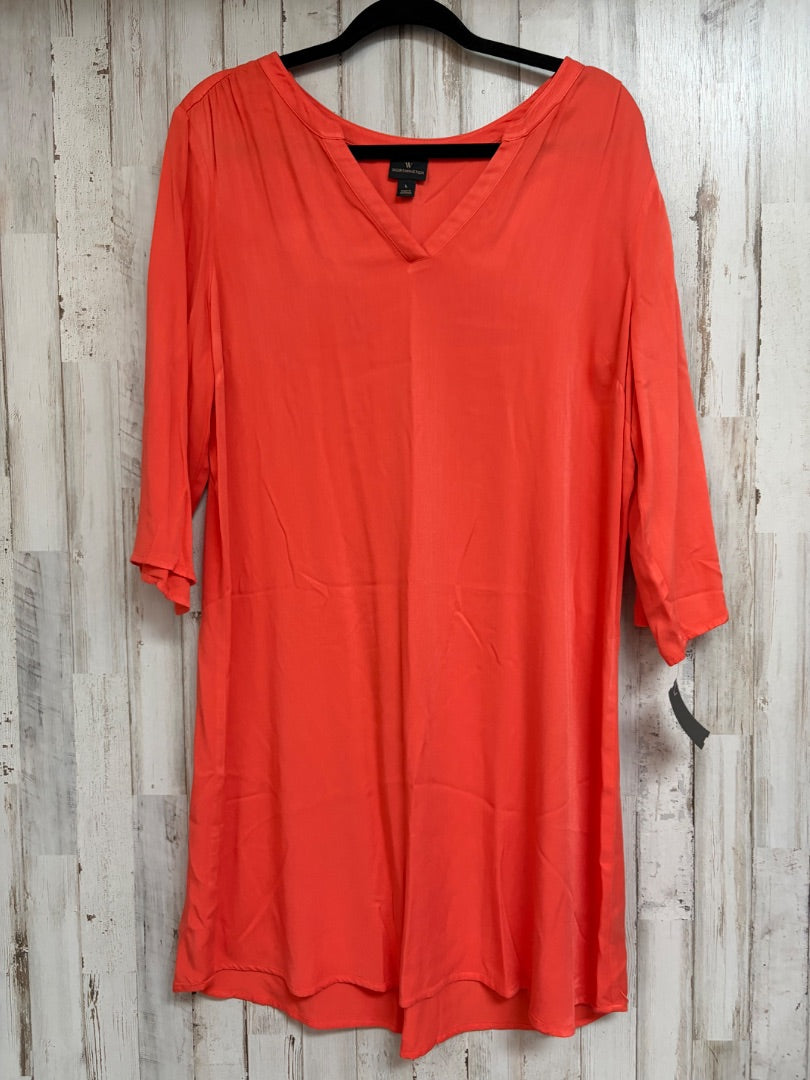 CORAL WORTHINGTON V NECK DRESS, LADIES L