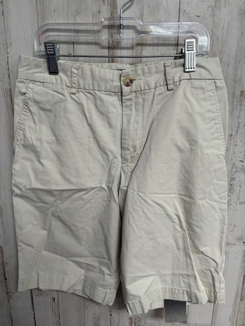 LIGHT TAN RALPH LAUREN KHAKI SHORTS, BOY 14