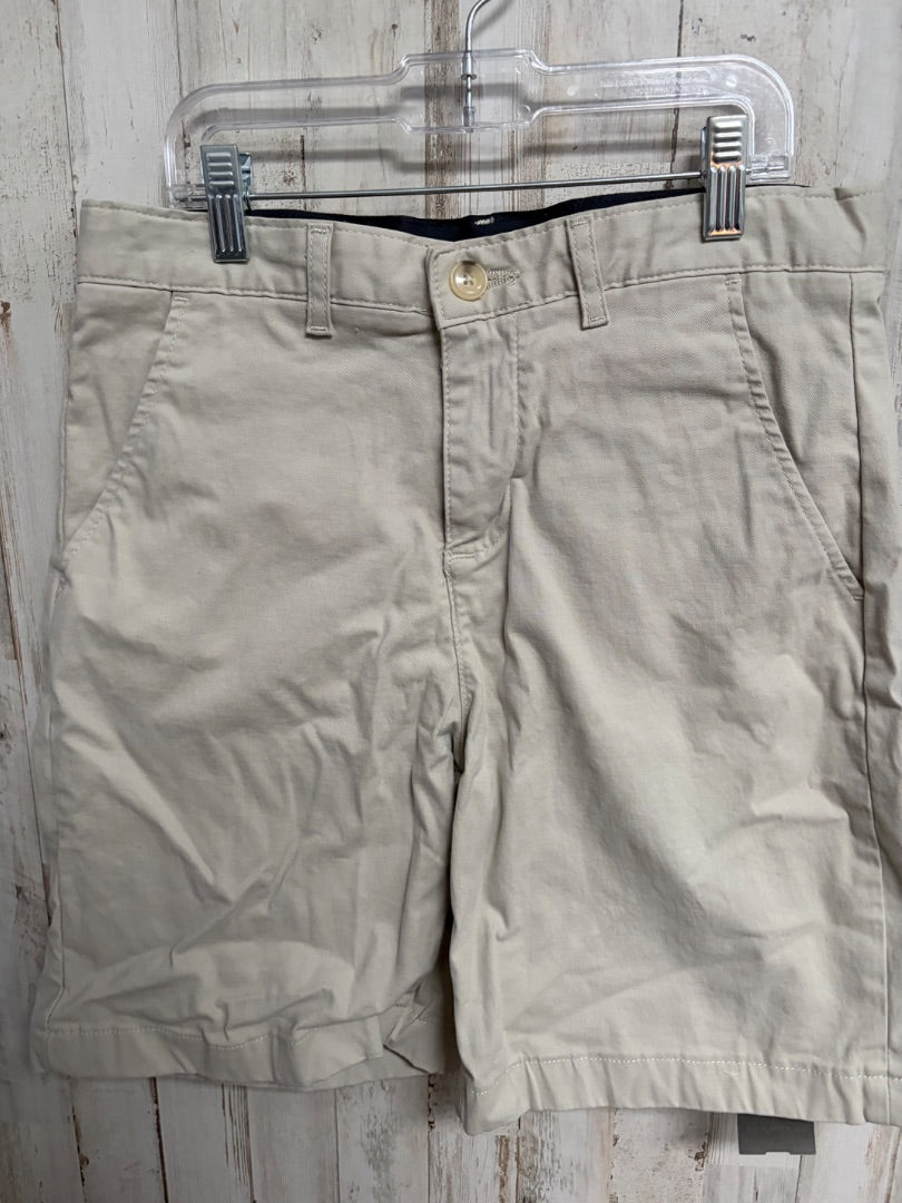TAN CROWN & IVY MOTION FLEX KHAKI SHORTS, BOY 16