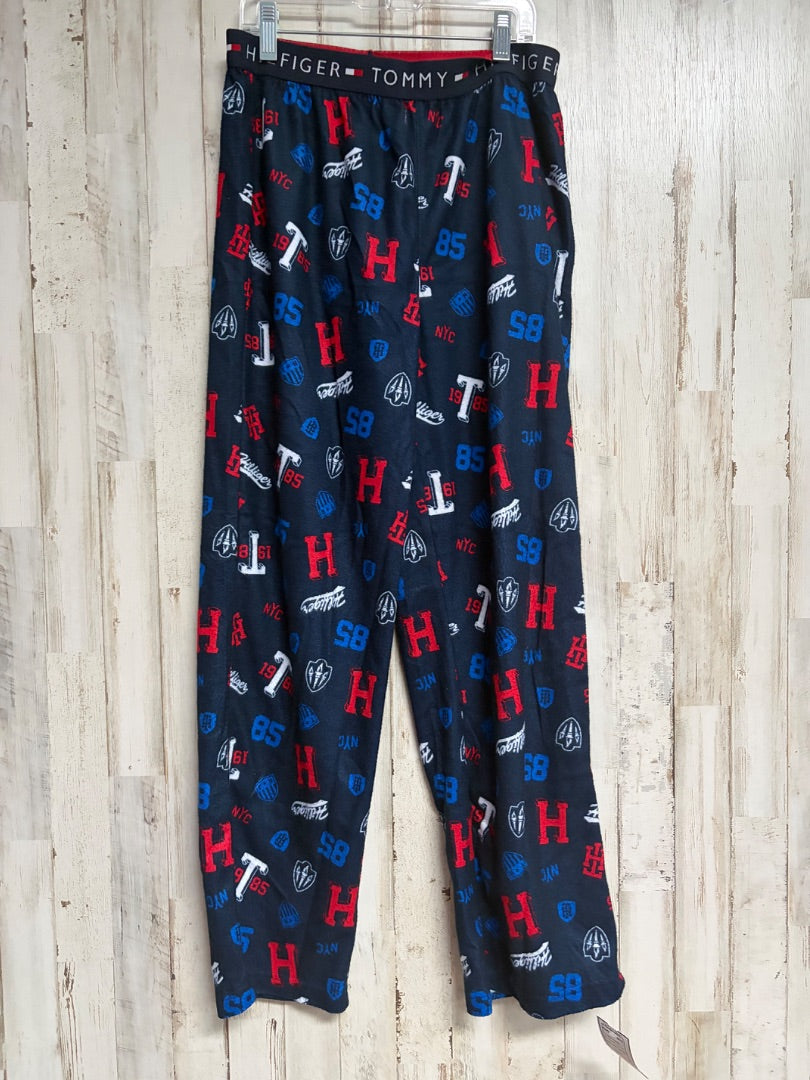 NAVY TOMMY HILFIGER LOGO PJ PANTS, BOY 16/18