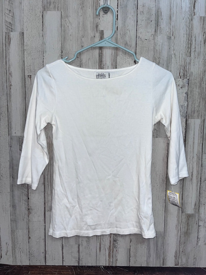 IVORY ZARA ORGANIC COTTON TEE, LADIES M