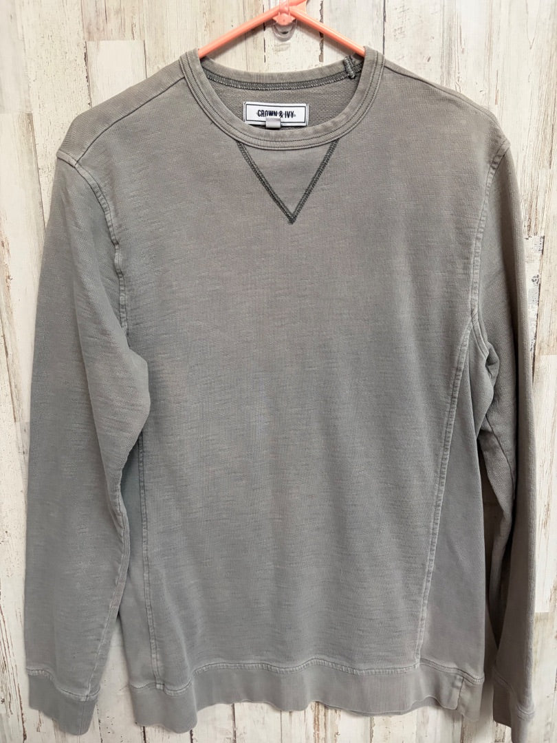 WASHED GREY CROWN & IVY SWEATSHIRT, LADIES S