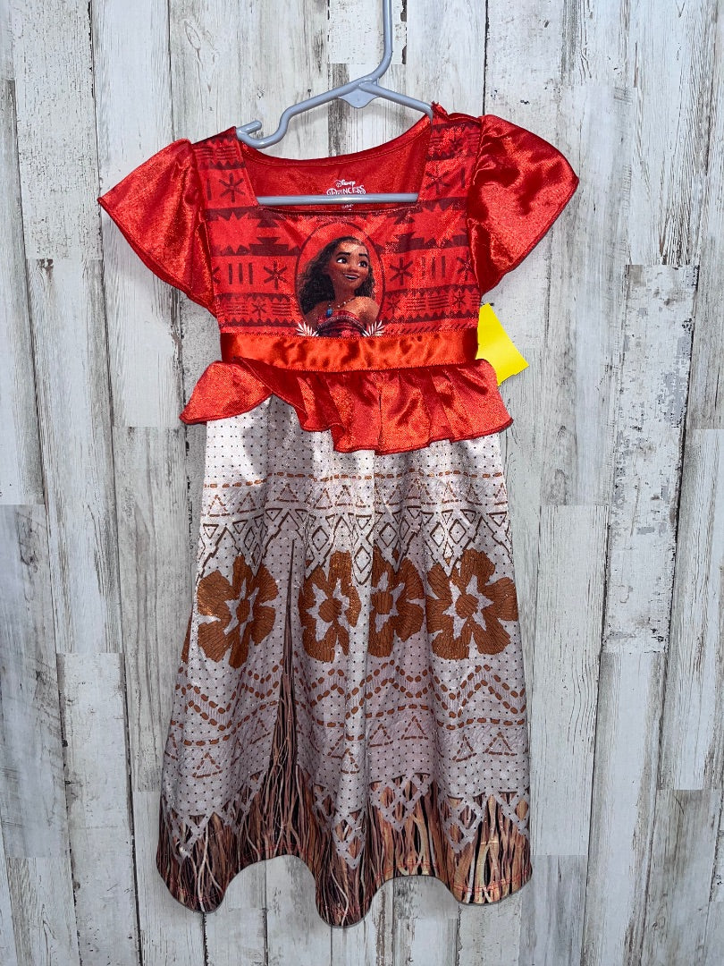 RED DISNEY MOANA NIGHT GOWN, GIRL 2T