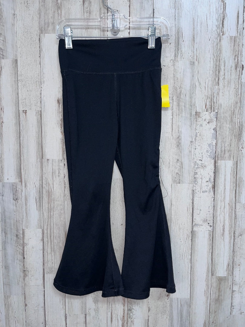 BLACK YOGA FLARES, GIRL 4T