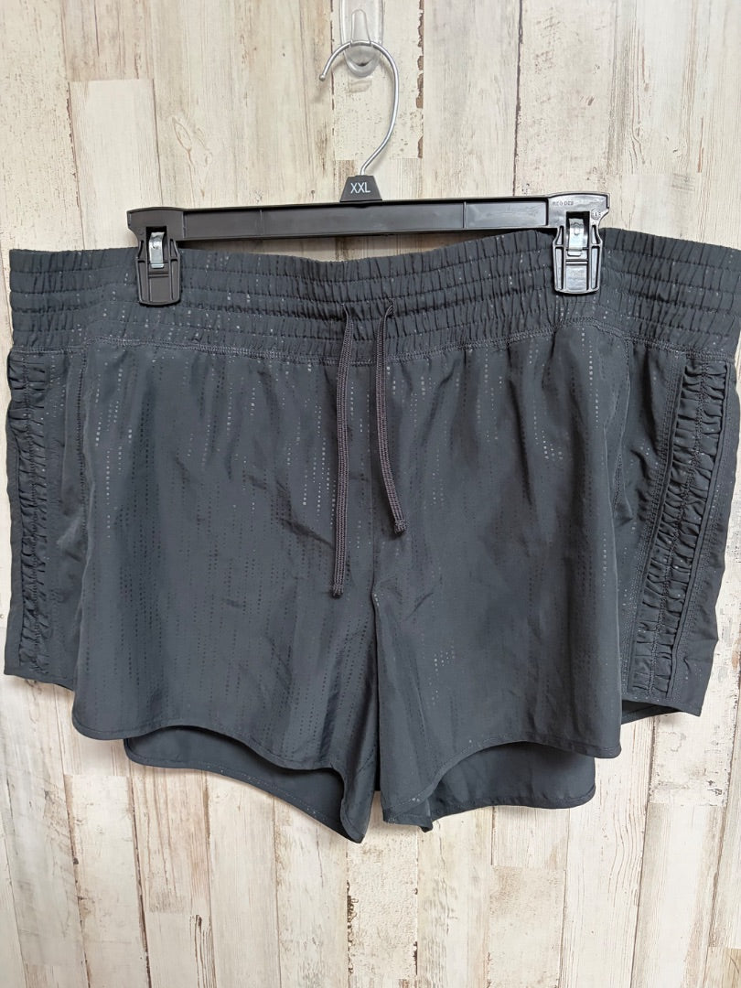 GREY XERSION SPOTTED DRY FIT SHORTS, LADIES XL