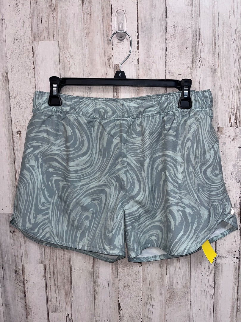 SAGE OLD NAVY SWIRL PRINT DRY FIT SHORTS, GIRL 18 PLUS