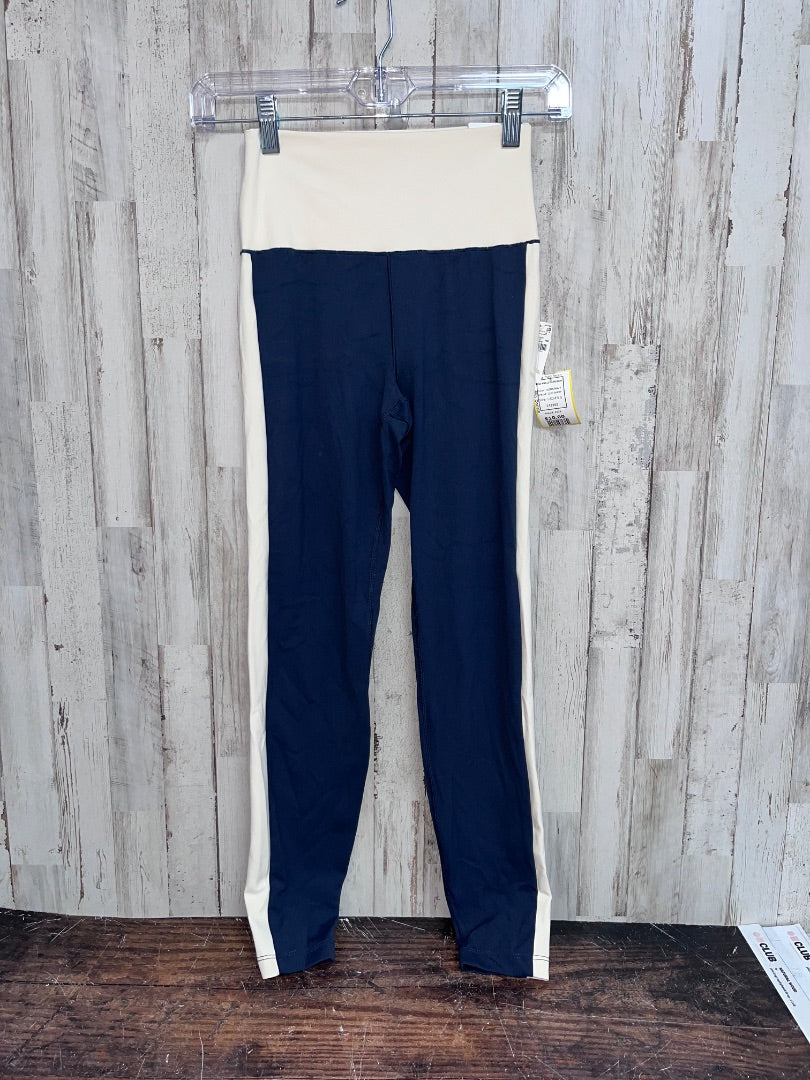 IVORY/NAVY OLD NAVY NEW ANKLE LEGGINGS, LADIES S