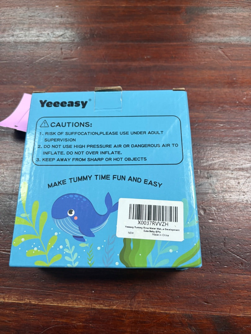 BLUE YEEEASY NEW TUMMY TIME WATER MAT