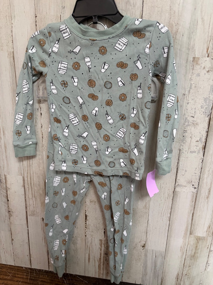 SAGE WONDER NATION MILK & COOKIE 2PC PJ SET, GIRLS 3T