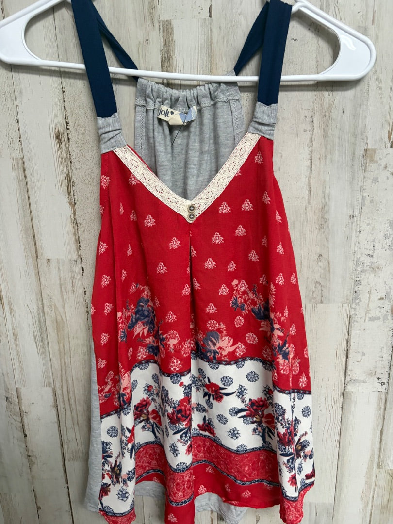 RED JOLT PRINTED TANK, LADIES XS