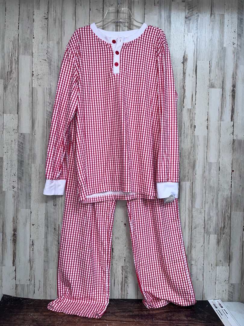 RED SERENDIPITY PLAID PJ SET, LADIES M