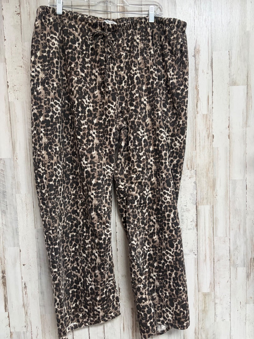 CHEETAH VANILLA STAR DRAWSTRING PANT, LADIES 2X