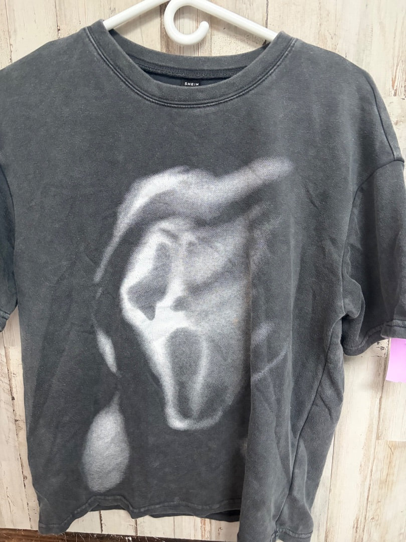GREY SHEIN DYE TEE, LADIES XS