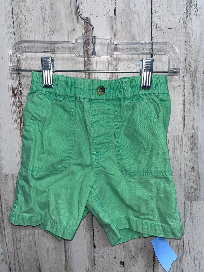 LIME ELAND ELASTIC SHORTS, BOY 2T