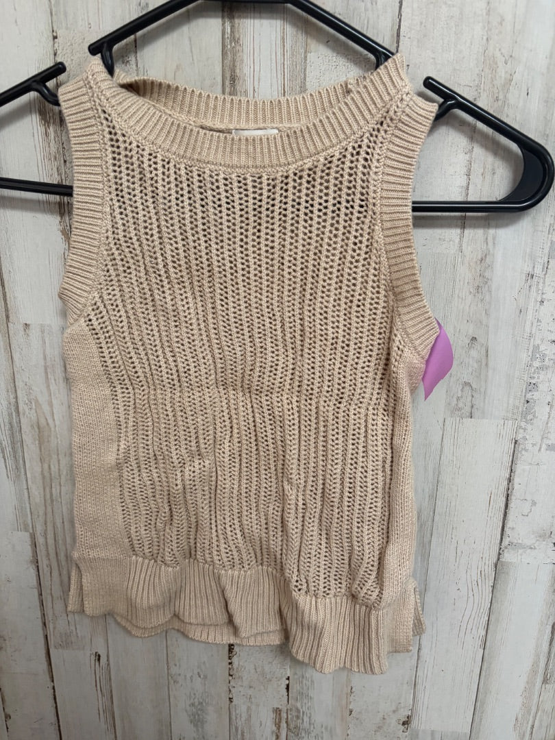 TAN A NEW DAY KNIT TANK, LADIES XS