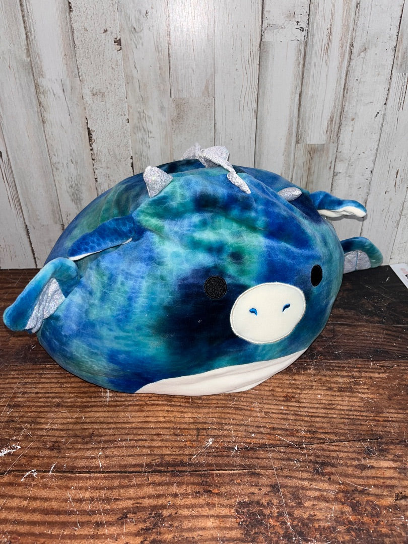 BLUE SQUISHMALLOW DYE DINO STUFFIE