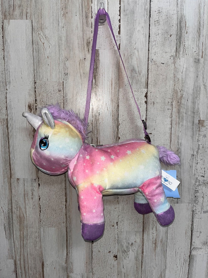 PURPLE HUG FUN UNICORN PLUSH PURSE