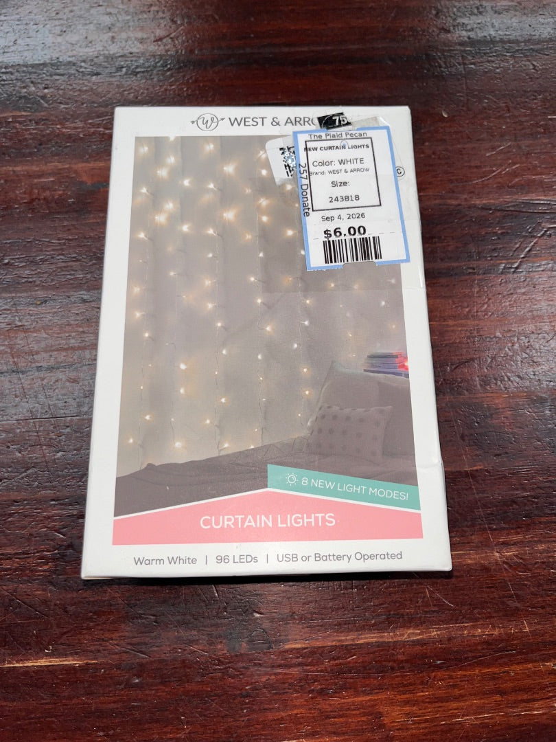 WHITE WEST & ARROW NEW CURTAIN LIGHTS