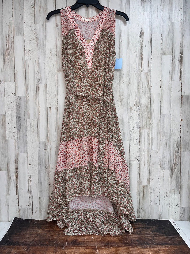 NETURALS EASEL FLORAL HIGH LOW DRESS, LADIES S