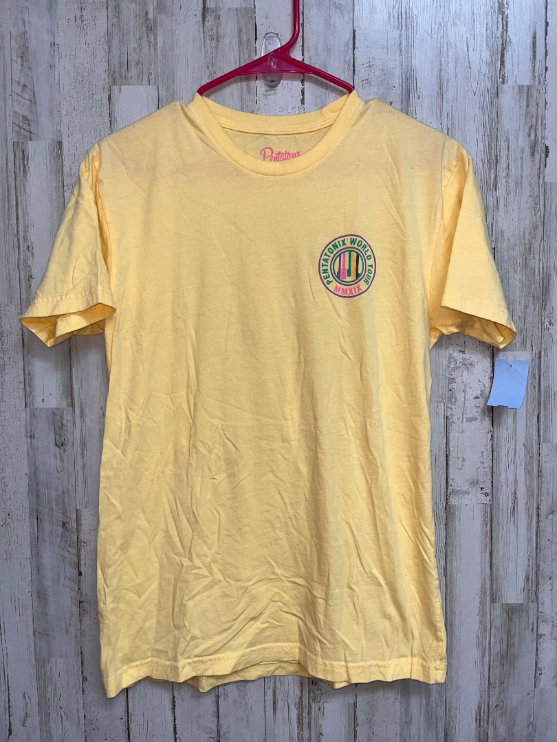 YELLOW PENTATONIX TEE, LADIES M