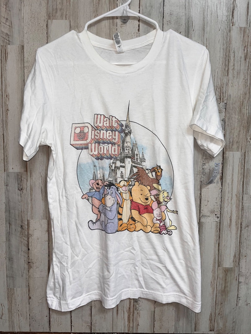 WHITE BELLA DISNEY WORLD TEE, LADIES M