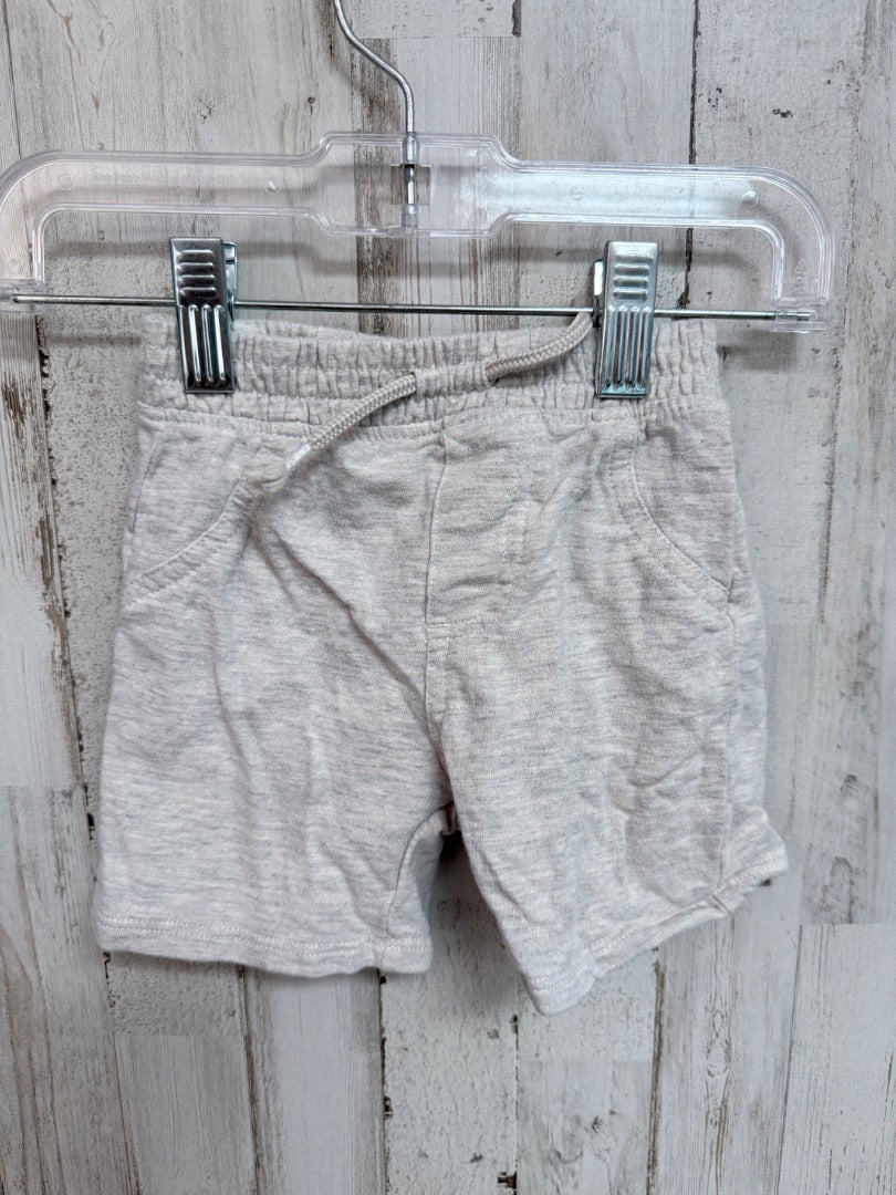 Grey No brand Cotton shorts, Boy 6-9M
