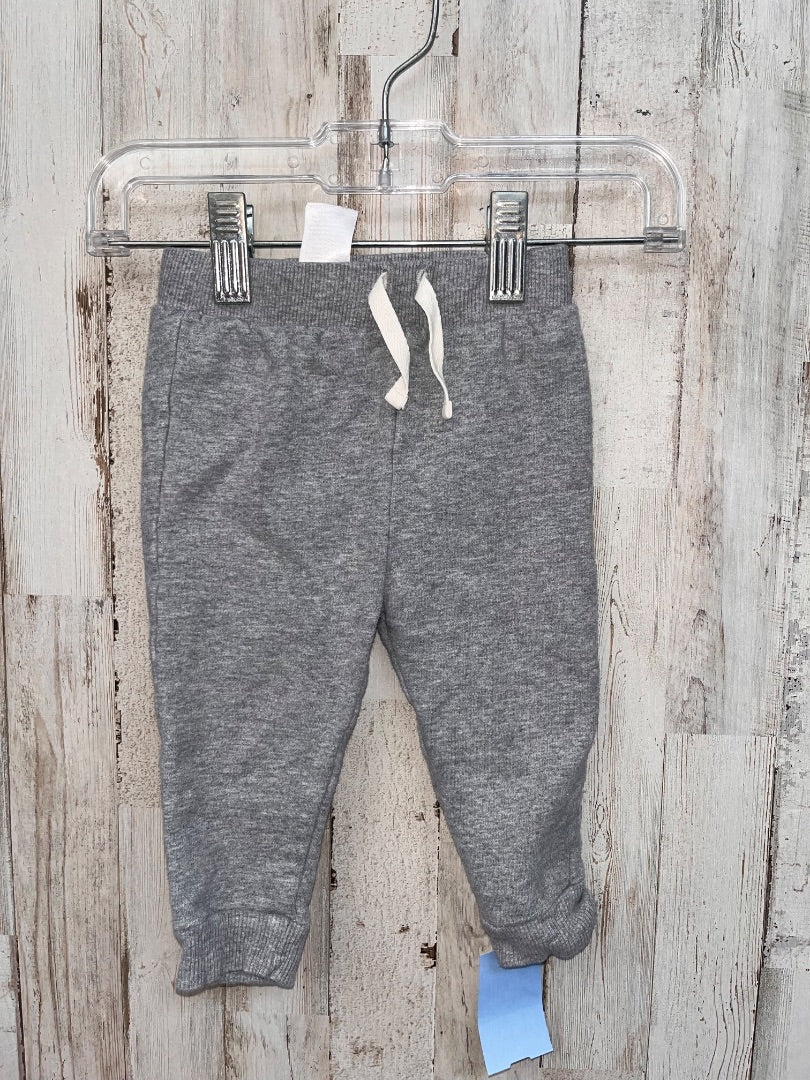 GREY RENE ROFE COTTON JOGGERS, BOY 6-9M