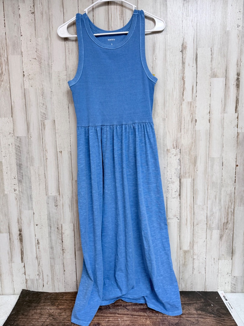 Blue SONOMA Textured maxi dress, Ladies S