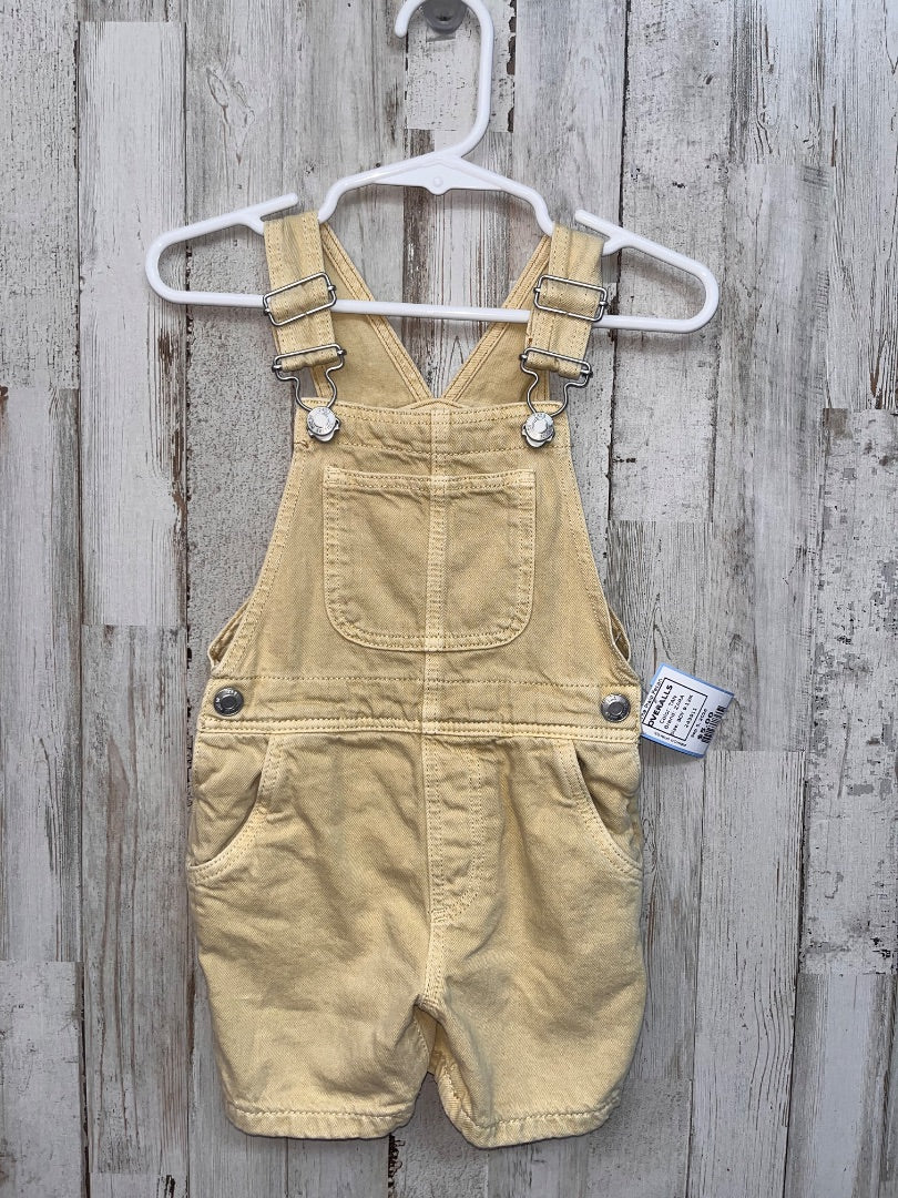 TAN ZARA OVERALLS, BOY 9-12M