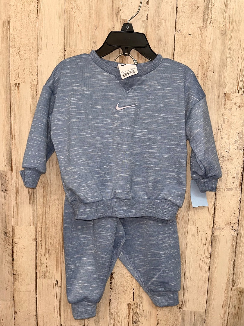 BLUE NIKE 2PC JOGGER SET, BOY 12M