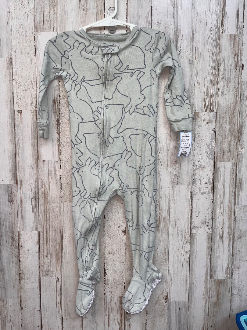 GREEN CARTERS BUNNY ZIP SLEEPER, BOY 18M