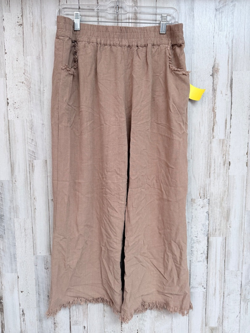 Brown Umgee muslin fringe pants, Ladies M