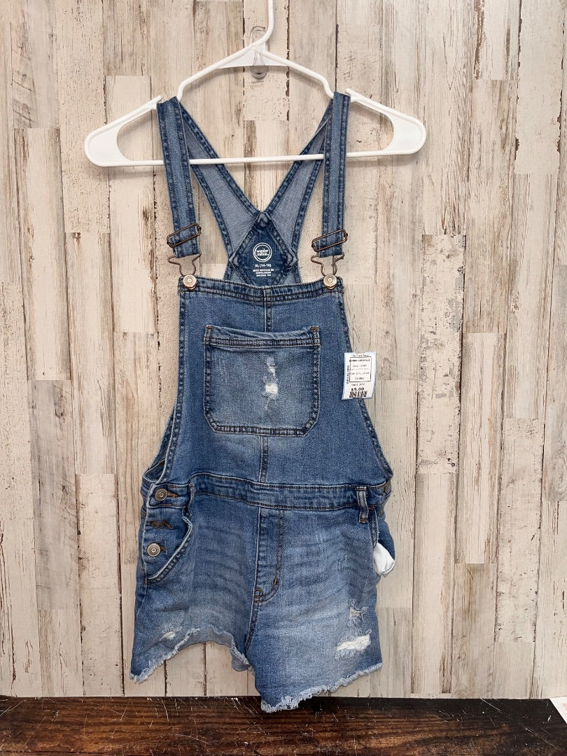 JEAN WONDER NATION DENIM OVERALLS, GIRL 14/16