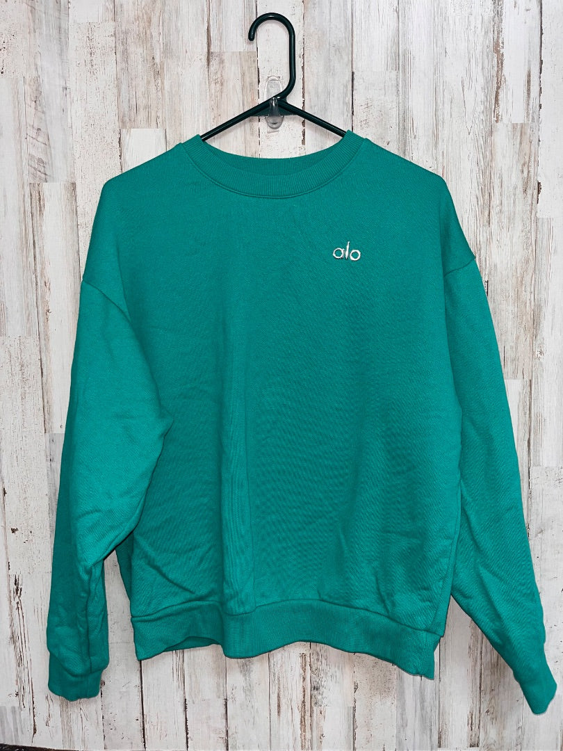 GREEN ALO CREW NECK SWEATSHIRT, LADIES S