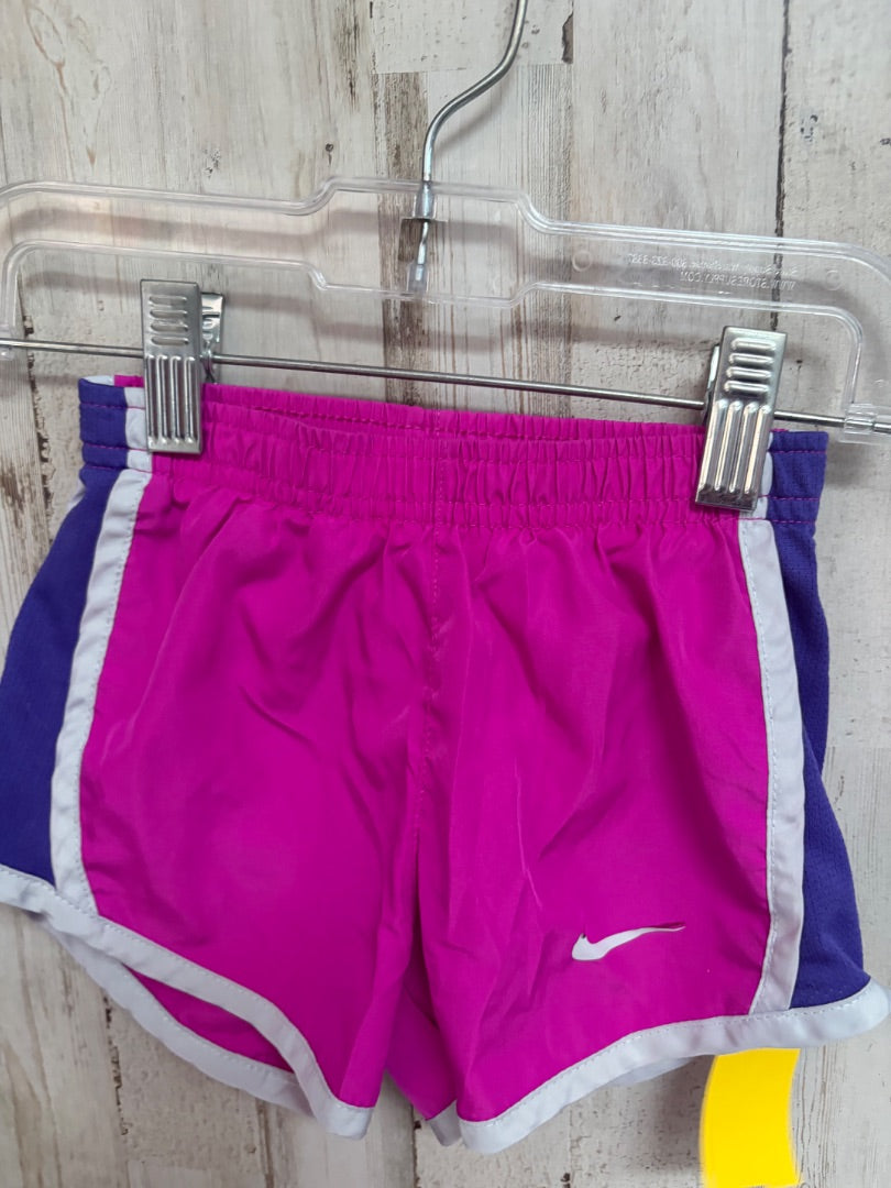 FUCHSIA NIKE DRY FIT SHORTS, GIRL 2T