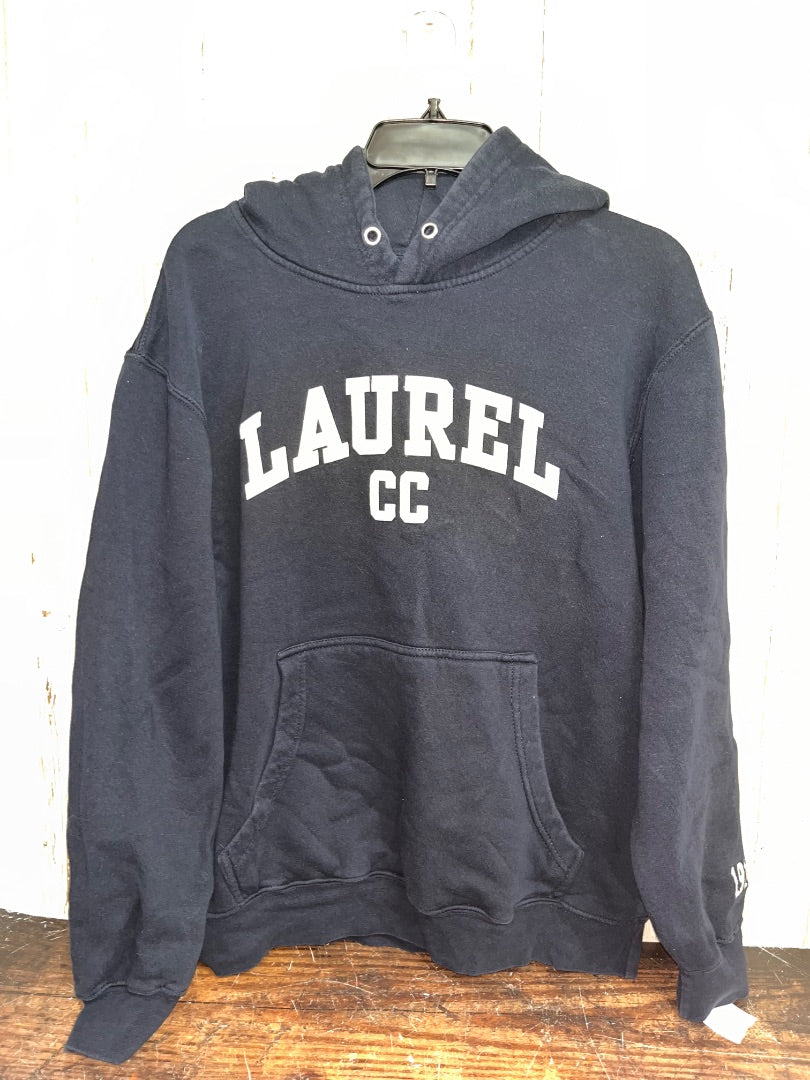 NAVY IMPERIAL LAUREL HOODIE, LADIES M