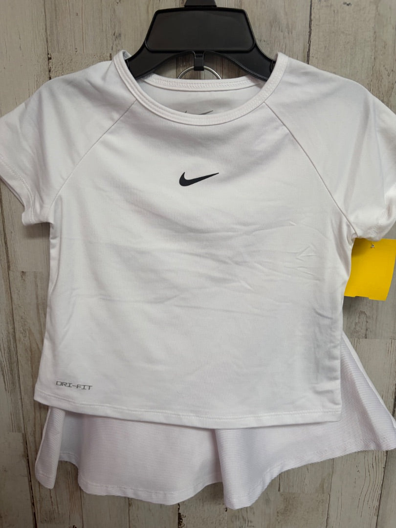 WHITE NIKE DRY FIT 2PC SET, GIRL 3T