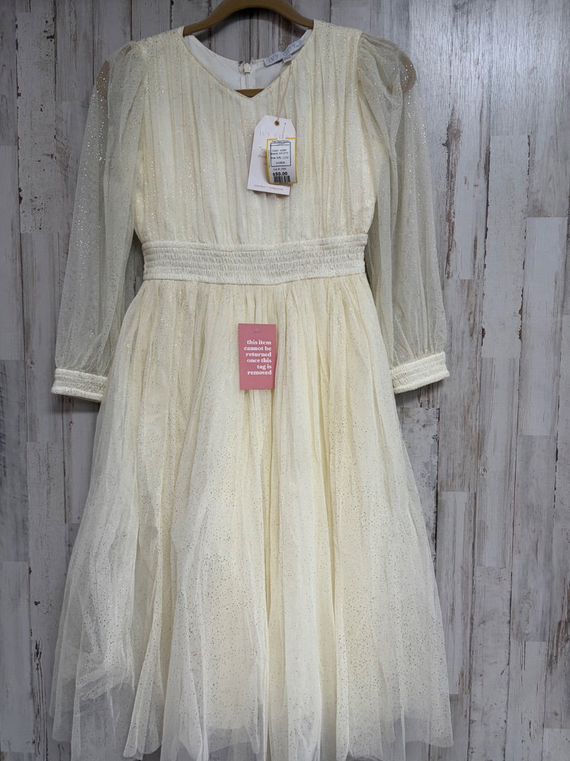IVORY IVY CITY NEW SHIMMER TULLE DRESS, GIRL 11/12
