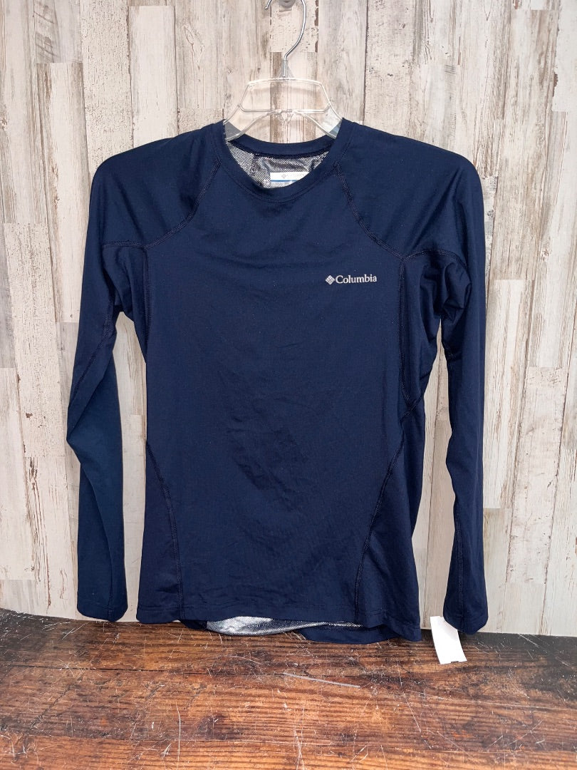 NAVY COLUMBIA INSULTED DRY FIT LONG SLEEVE, LADIES S