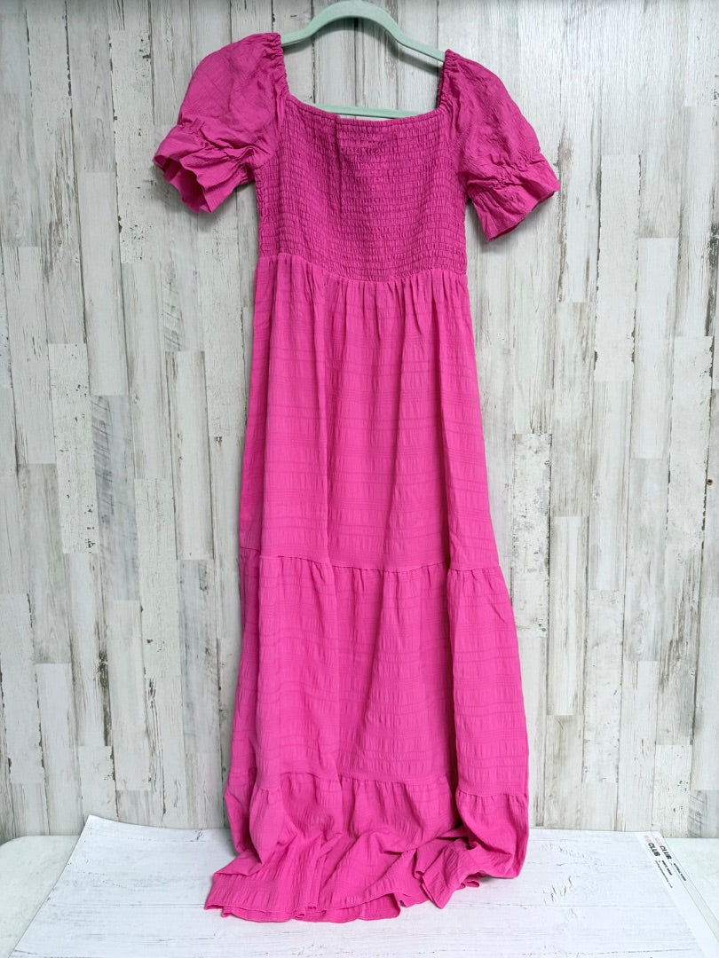 Pink Shein Puff sleeve dress, Ladies S