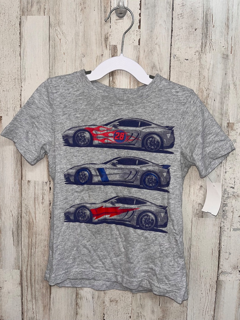 GREY CARTERS RACE CAR TEE, BOY 4T