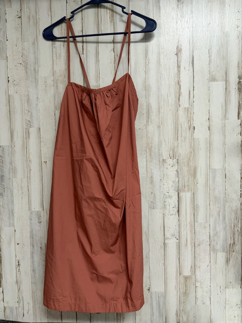 BROWN A NEW DAY STRAP DRESS, LADIES 2X