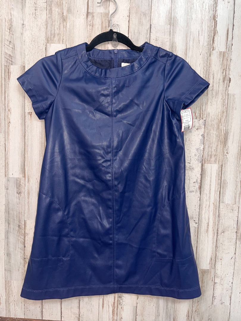 NAVY CREWCUTS FAUX LEATHER DRESS, GIRL 10