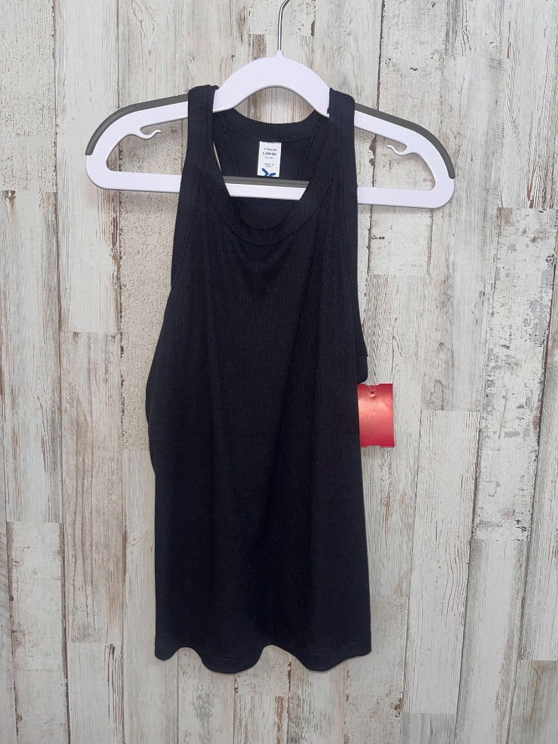 BLACK OLD NAVY RIBBED TANK, GIRL 10/12