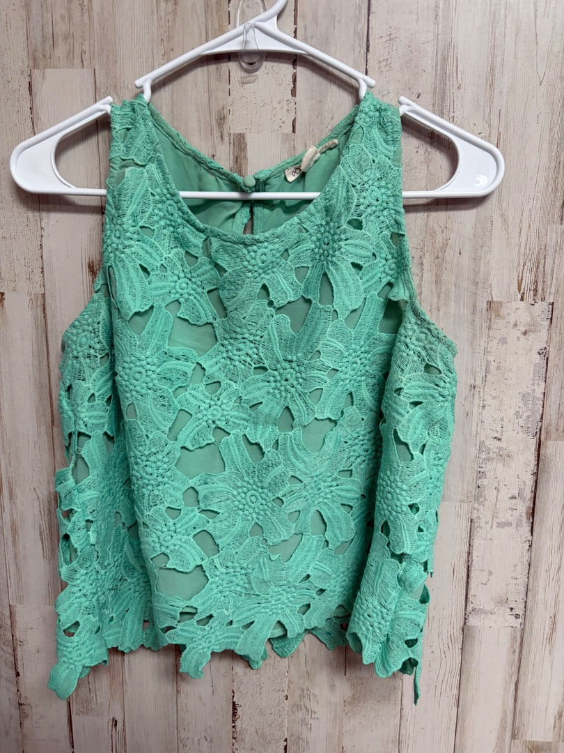 MINT DOUBLE ZERO FLOWER TANK, LADIES M