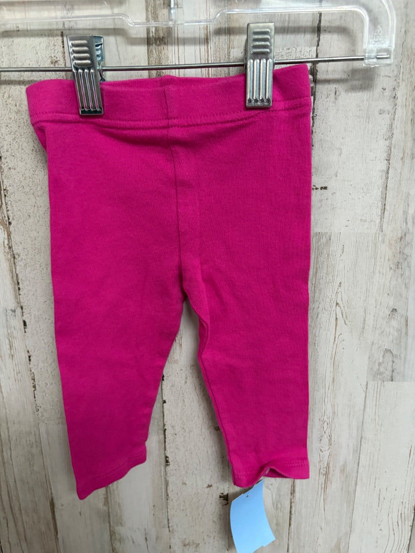 PINK ONESIES BASIC PANTS, GIRL 3-6M