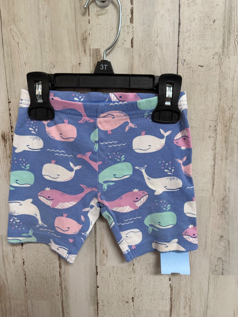 BLUE CARTERS WHALE SHORTS, GIRL 18M