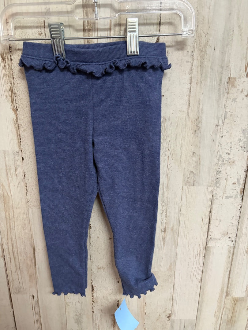 NAVY GARANIMALS RIBBED PANTS, GIRL 24M